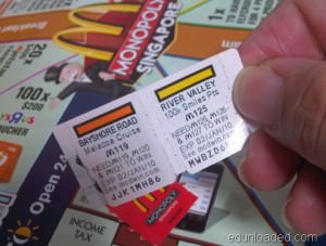Mc Donalds Monopoly Contest