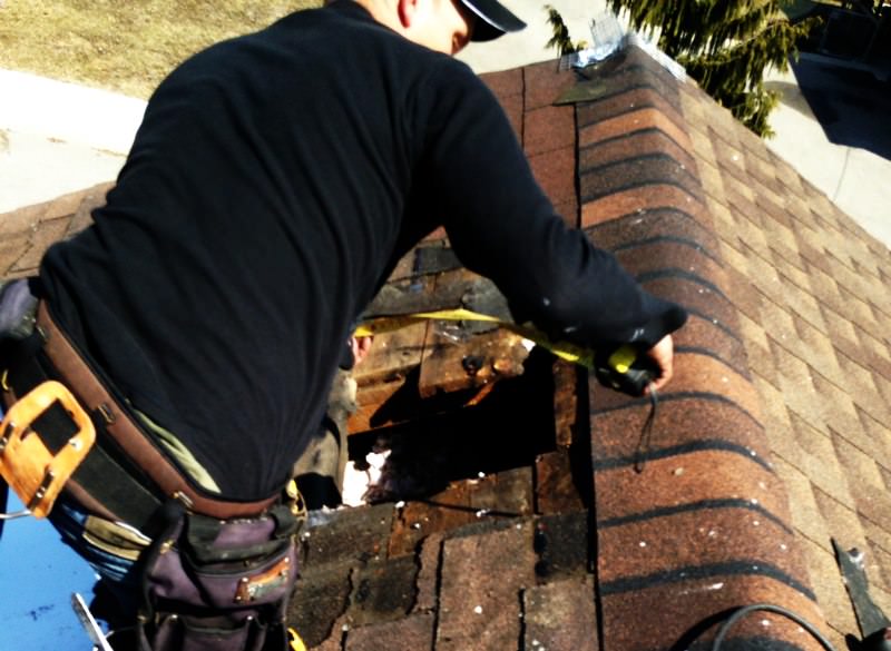 Massive hole on roof found during wildlife inspection