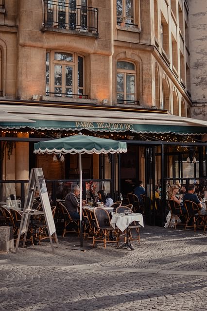 Restaurant patio