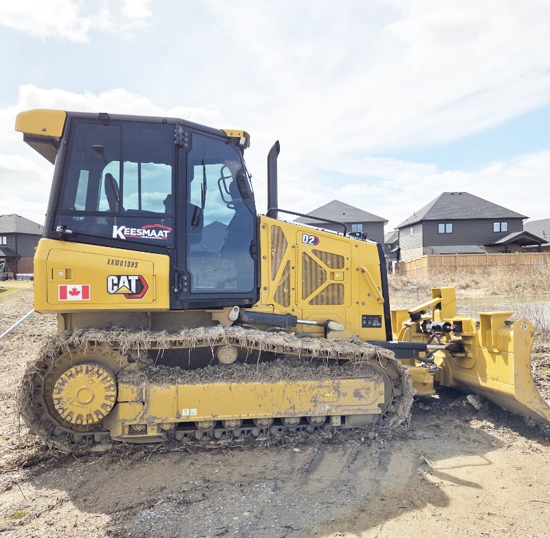 Tractor digging property units